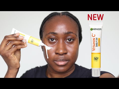 Garnier SkinActive Vitamin C Daily UV Invisible SPF50+ Review Dark Skin | @TamunoAbbey