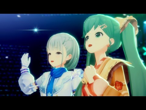 【4K】「星のように夜を照らせ 」雪ミク,衣装：SNOW MIKU 2024,初音ミク,衣装：マジカルミライ10th,ⅢX,衣装：スターズオブスノー【IDOLY PRIDE/アイプラ3Dライブ】