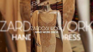 Fawn Dress | Hand Work | Zardosi Kora Work | Party Wear Dress #style #fashion #shorts