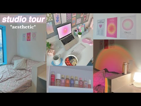 my studio apartment tour 💗 | nishkabhura