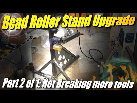 Upgrading the Stand for my Eastwood Bead Roller Part 2 (of 1)