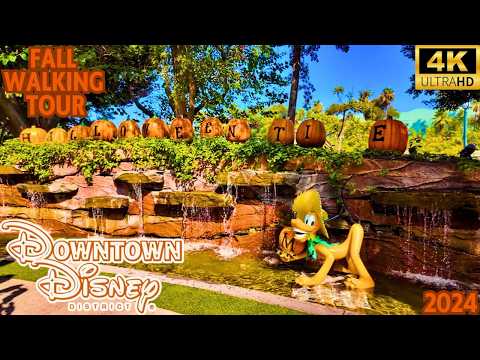 Downtown Disney Autumn Walkthrough | Disneyland Resort Halloween 2024