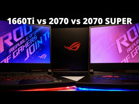 GTX 1660Ti VS RTX 2070 VS RTX 2070 SUPER (Laptop) - 7 GAMES TESTED