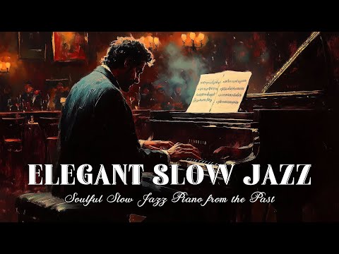 Elegant Slow Jazz Piano for a Nostalgic Vintage Vibe – Soulful Slow Jazz Piano from the Past