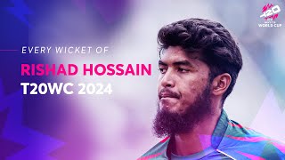 Every Wicket of Rishad Hossain at T20WC 2024