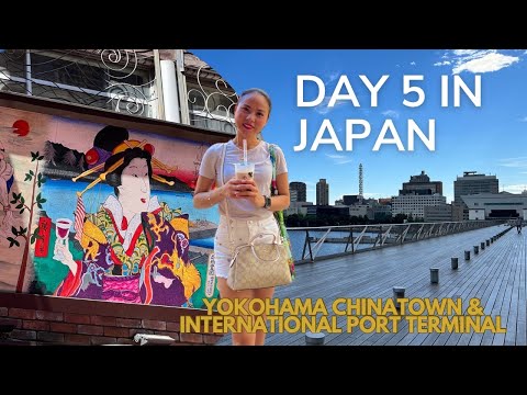 DAY 5 In JAPAN Trip to YOKOHAMA, visit a Cat Cafe, Explore Chinatown, International Port & AKIHABARA