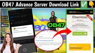 OB47 Advance Server Registration 🤯✅ | How to Download advanced server | free fire advance server