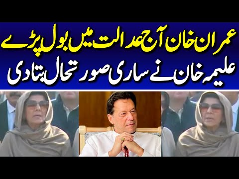 Imran Khan's Sister Aleema Khan Media Talk on Al-Qadir Trust Case