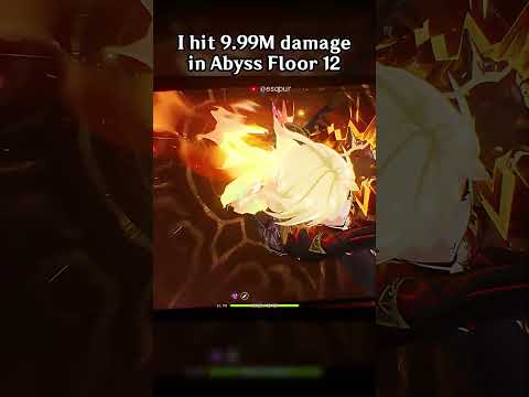 I HIT 9.99M DAMAGE IN ABYSS FLOOR 12