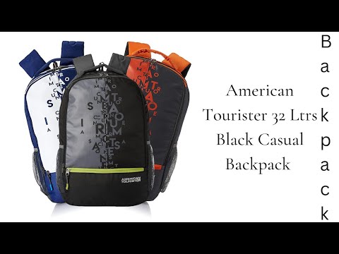 American Tourister 32 Ltrs Black Casual Backpack 2022 | Best Backpack 2022