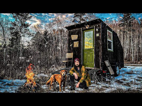 WINTER CAMPING IN A LEGENDARY FOREST with my Dog!