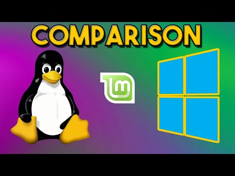 Linux VS Windows - Comparison Live View Side By Side Beginners Tutorial