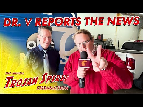 Dr. V Reports the News with ABC7's Rob McMillan · 2nd Annual Trojan Spirit Streamathon