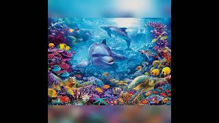 Dolphins are highly intelligent marine mammals belonging to the cetacean family.