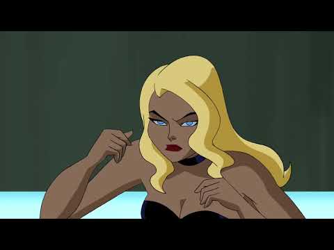 Justice League Unlimited: Black Canary meets and spars with Green Arrow