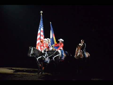 Back stage at the Denver Western Stock Show