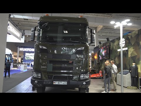 Scania XT 650 S A8x6/4HA BwFuhrparkService Bundeswehr Tractor Truck Exterior and Interior