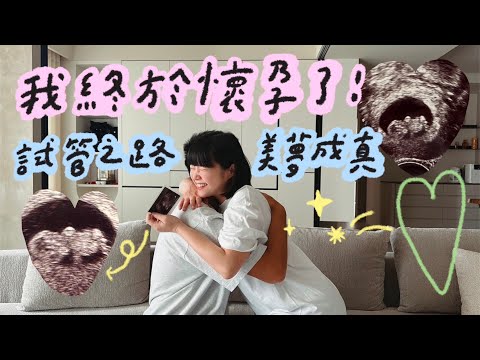 我終於懷孕了！試管之路美夢成真！🍼李佳穎 ​