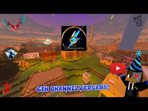 6TH CHANNELVERSARY DAY STREAM! (Minecraft Servers Live Stream)