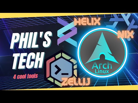 🧑‍💻 Arch, Zellij, Helix & Nix in 7 minutes on Windows Subsystem for Linux (WSL 2)