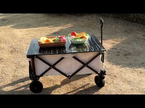 Folding Garden Outdoor Park Utility Wagon Picnic Camping CartProfessional