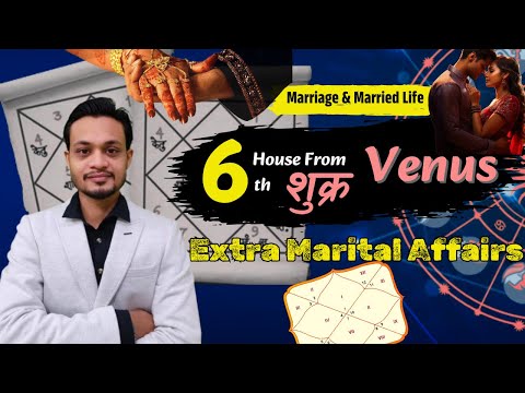 6th House from Venus Marriage and Married Life Extra Material Affairs | Bhrigu Nandi Nadi