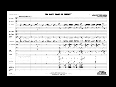 My Own Worst Enemy arranged by Matt Conaway