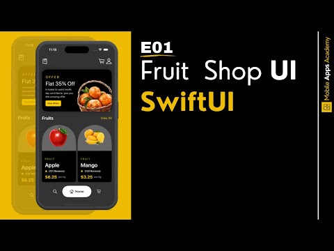 Fruit Shop UI | E01 | SwiftUI Tutorial