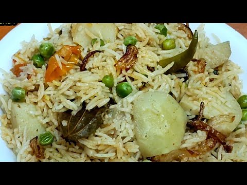 Eid Milad-un-Nabi Special Langar wale Aalu Matar Pulao / आलू मटर पुलाव / The Fatima's Kitchen Recipe