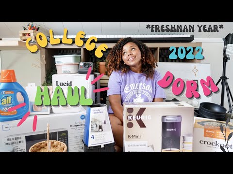 HUGE COLLEGE DORM HAUL 2022✨| nia patrice