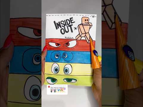 Inside Out x ROBLOX blind bag! #blindbag #asmrunboxing #insideout2 #papersquishy #diy #papercraft