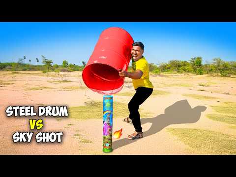 Will Sky Shot Lift This Big Steel Drum? | Mad Brothers