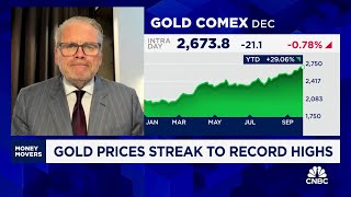 Gold prices streak to record highs