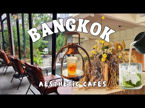 Bangkok Vlog 🇹🇭 Aesthetic Cafes in Bangkok + Cafe Hopping + Coffee Shopping Haul (Thailand 2023)