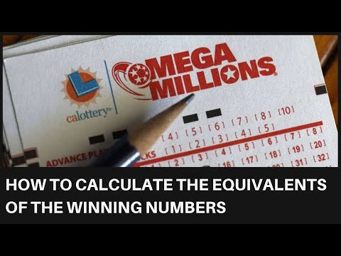 HOW TO CALCULATE THE EQUIVALENTS OF THE WINNING LOTTERY NUMBERS