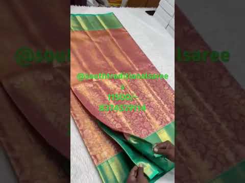 ⁠ #saree #sareelove #sareefashion #sarees #sareecollection price 11500/-@southtraditionalsarees