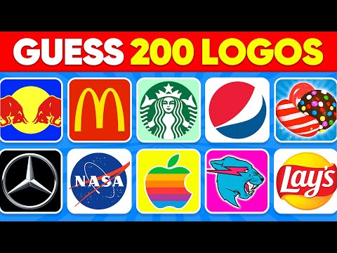 Guess the Logo in 3 Seconds | 200 Famous Logos | Logo Quiz | Daily Quiz