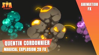 How to ANIMATE A 2D FX Magical Explosion