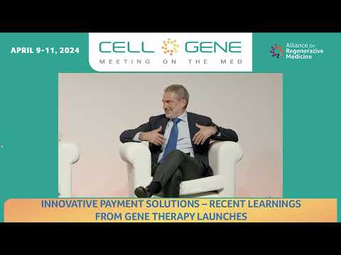 INNOVATIVE PAYMENT SOLUTIONS – RECENT LEARNINGS FROM GENE THERAPY LAUNCHES