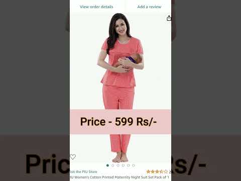 What I Order Vs What I Got From Amazon || Maternity night wear || Dimple Bhardwaj