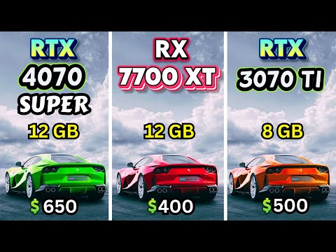 RTX 4070 Super vs RX 7700 XT vs 3070 Ti - 2K, 4K Game Test Benchmark