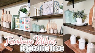 Early Spring Decor Ideas. Kitchen Farmhouse Decor.