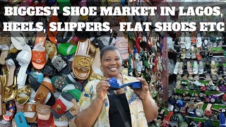 Exploring The Cheapest Shoe Market in Lagos, High heels/Slippers/Flat Shoes For Women