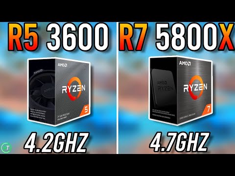 Ryzen 5 3600 vs Ryzen 7 5800X - Tested in 2024