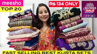 👉 Meesho 20 TOP SELLING Kurti/Kurta Dupatta set/Cord Set Haul Starting 134 #meesho #meeshohaul #haul