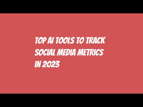 Top AI Tools to track Social Media Metrics #socialmediamarketing #aitools #freewebsites