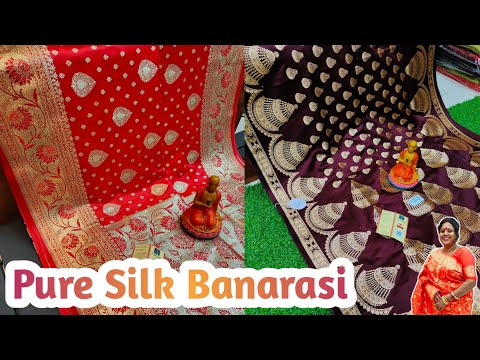 Pure Silk Banarasi Saree | Exclusive Silk Saree | Silk Mark Certified