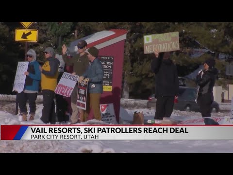 Ski patrollers reach deal to end strike at Vail-owned Park City Mountain Resort