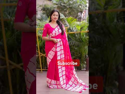 PureChanderi. Batikprint saree#shortsviral #viralvideo #batik #chanderi#ytshorts