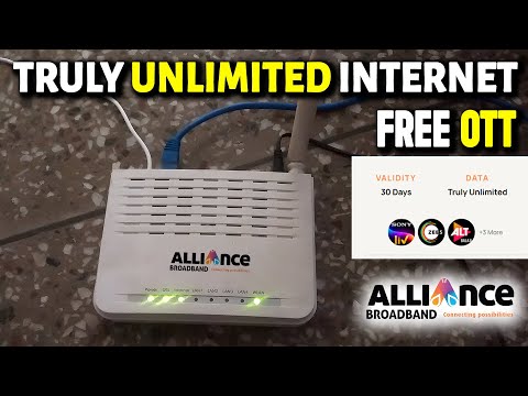 Truly Unlimited Fiber Internet | Free OTT | Alliance Broadband Offers